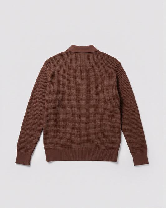 POLO KNIT TEXTURED