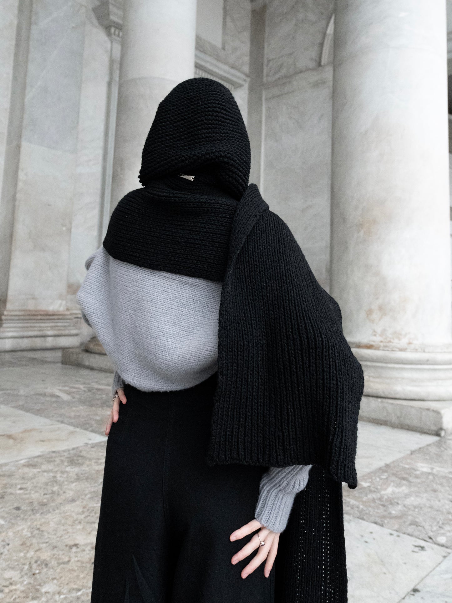 SHOULDER WRAP WOOL & CASHMERE