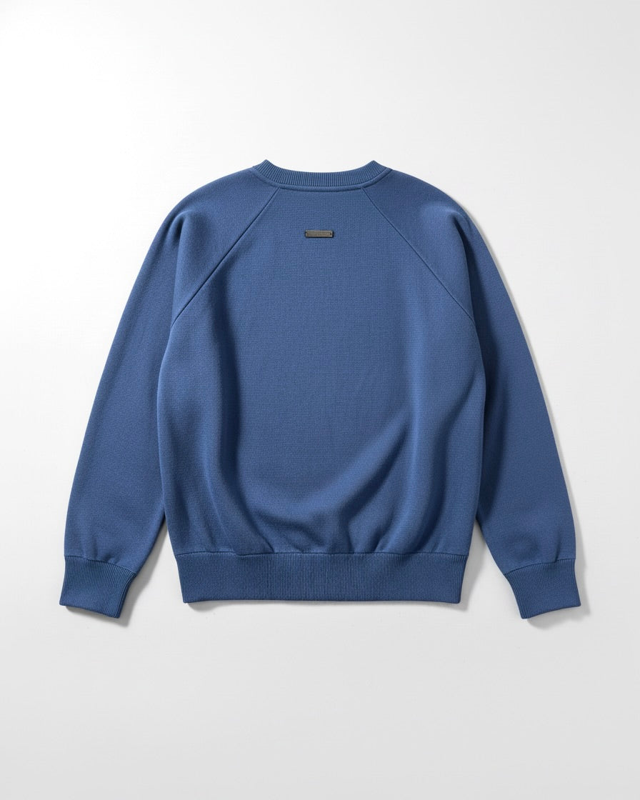 FINE KNIT COTTON CREWNECK BLUE [PROMO ANNIVERSARY]