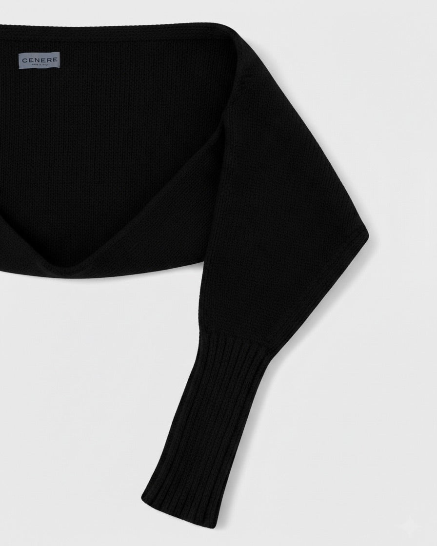SHOULDER WRAP WOOL & CASHMERE