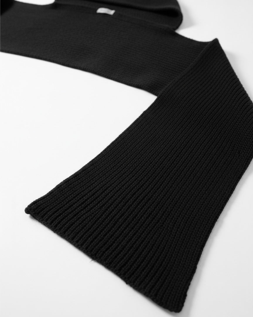 HOODED SCARF WOOL & CASHMERE